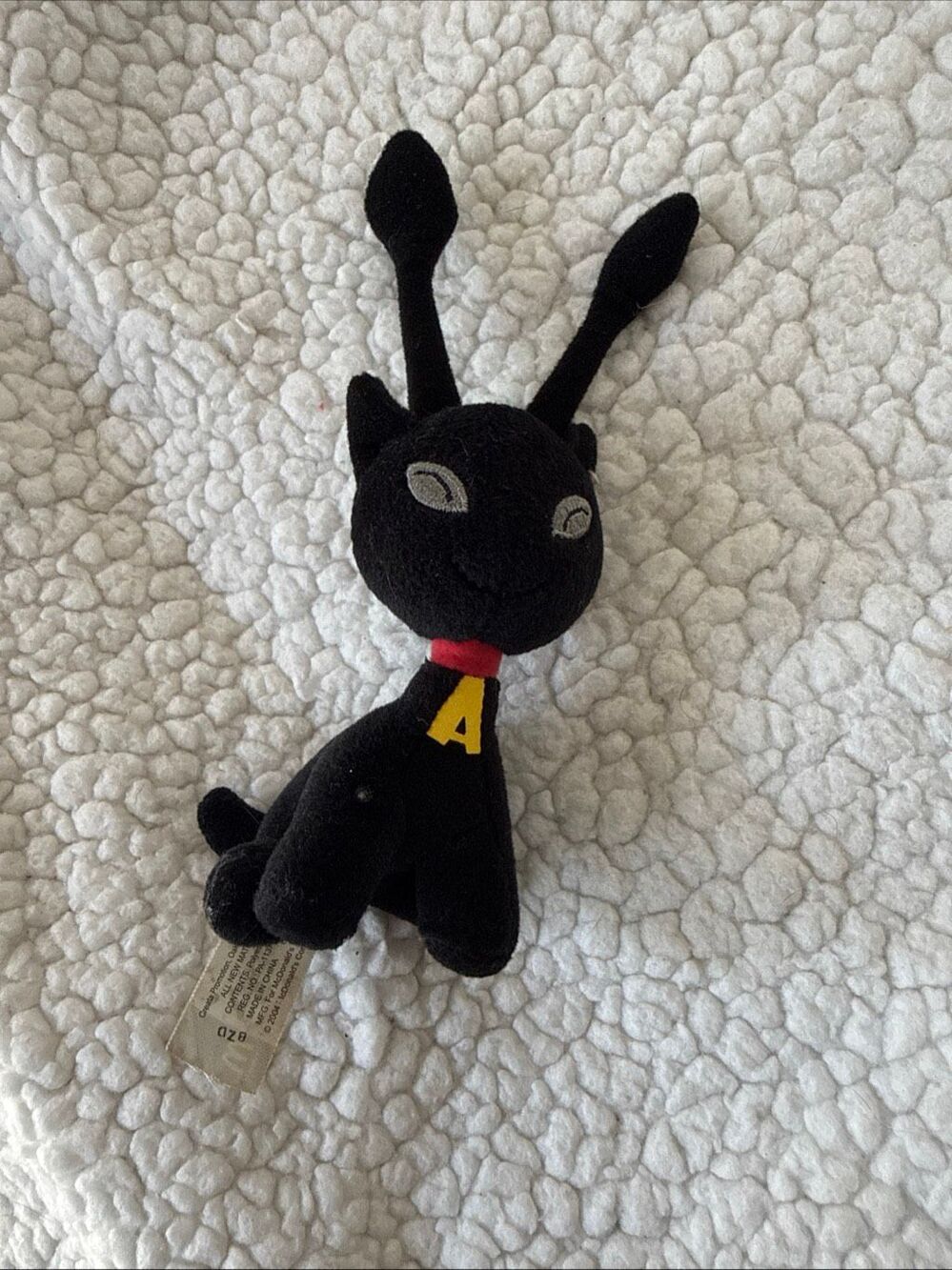 Neopets Shadow Aisha McDonalds Plush Toy 2004